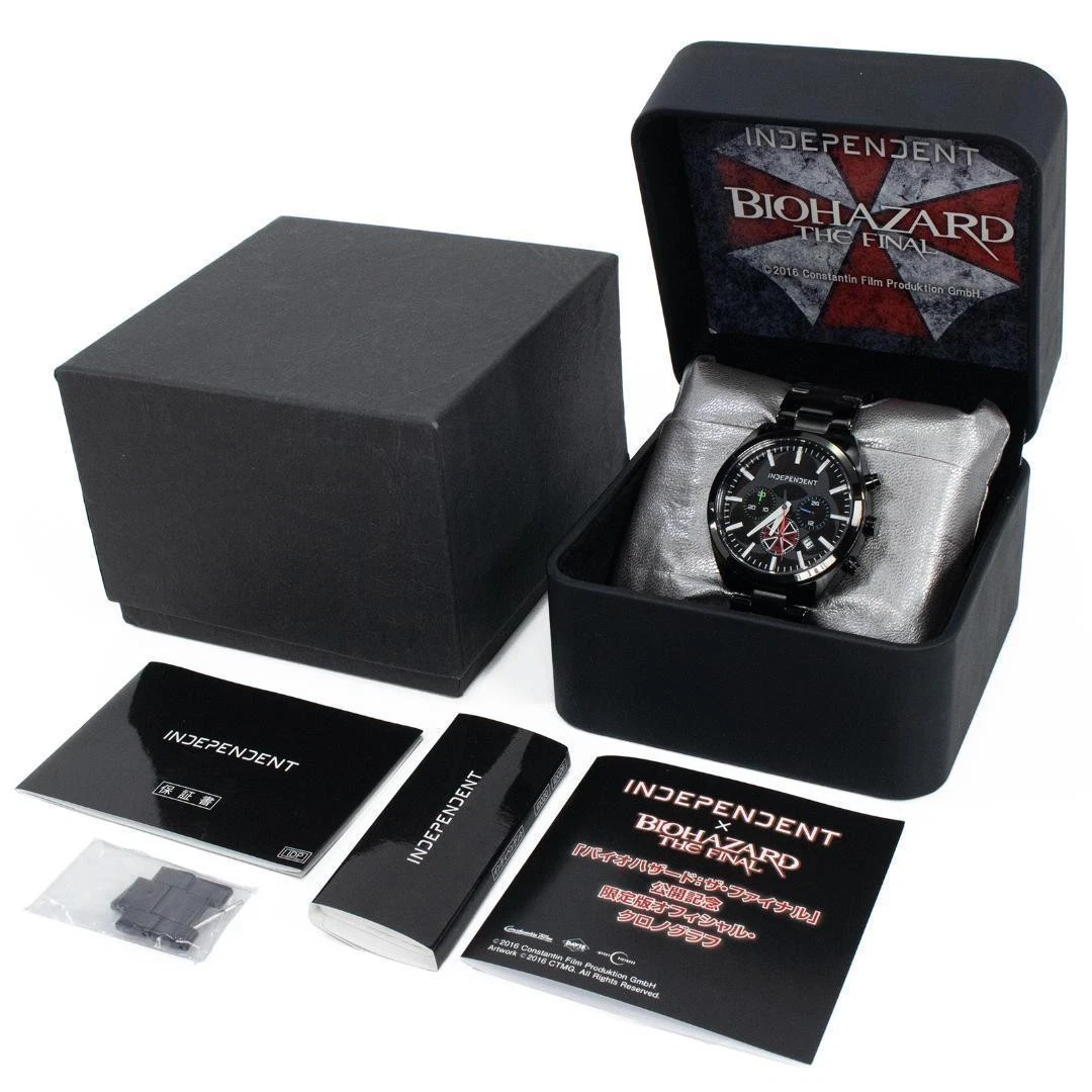 Montre Resident Evil 5 édition Limitée #324/555 - Collectionneur, Boîte Abîmée, Besoin Pile Neuve
