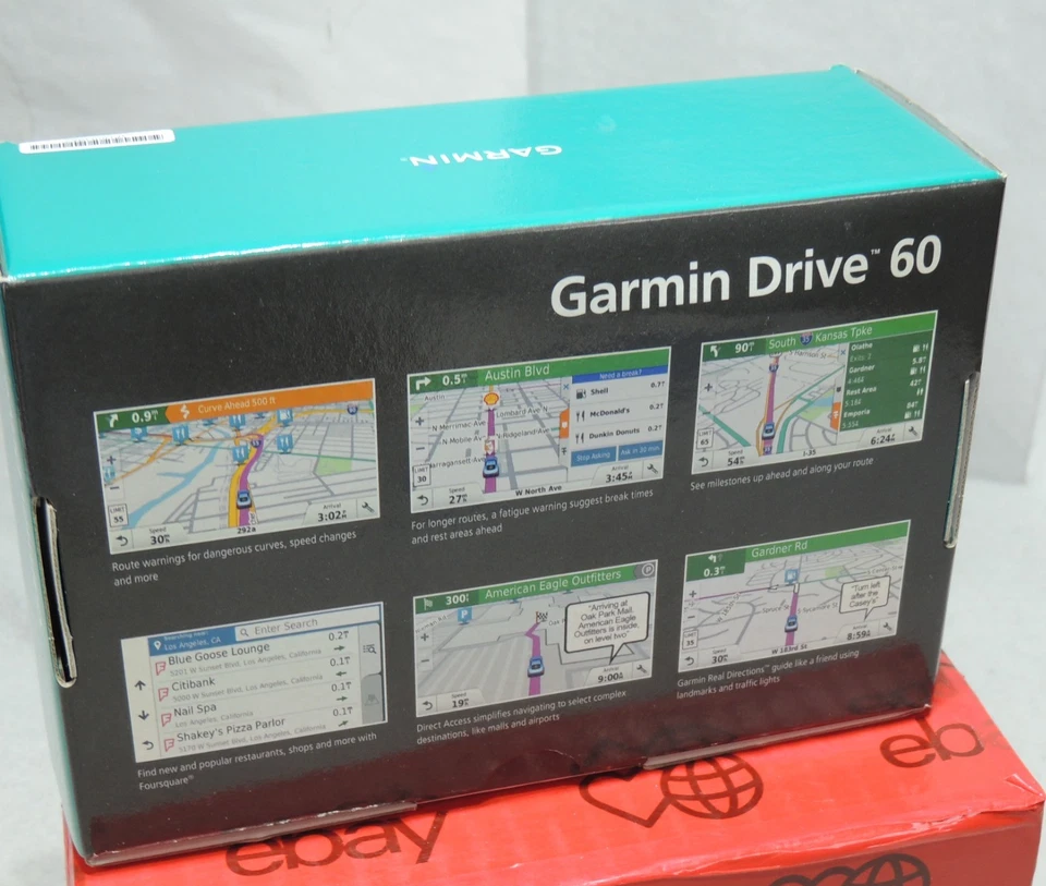 GARMIN Drive 60 USA LM 6" Touchscreen GPS Navigation | New in Opened Box - Image 4 of 4