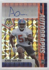 2021 Mosaic Rookie Choice Fusion Red & Yellow Prizm Azeez Ojulari Auto 0pm