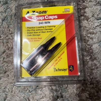 A-Zoom Snap Caps - .243 Winchester Caiber - 2PK - New