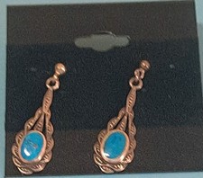 Turquoise Dangle Earrings D1