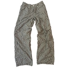 BDG Urban Outfitters Y2K Swirl Print Cargo Pants Women XS Low Waist Retro Skater