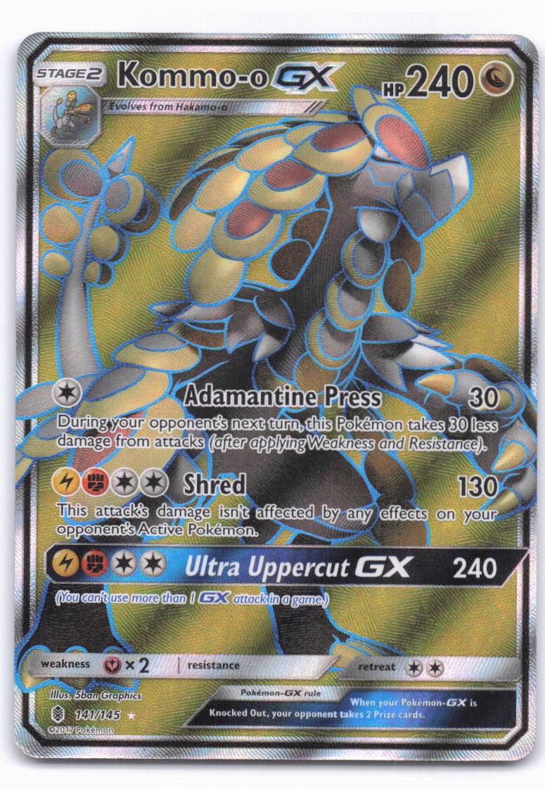 SM - Guardians Rising #141/145 Kommo-o GX (Full Art) MP