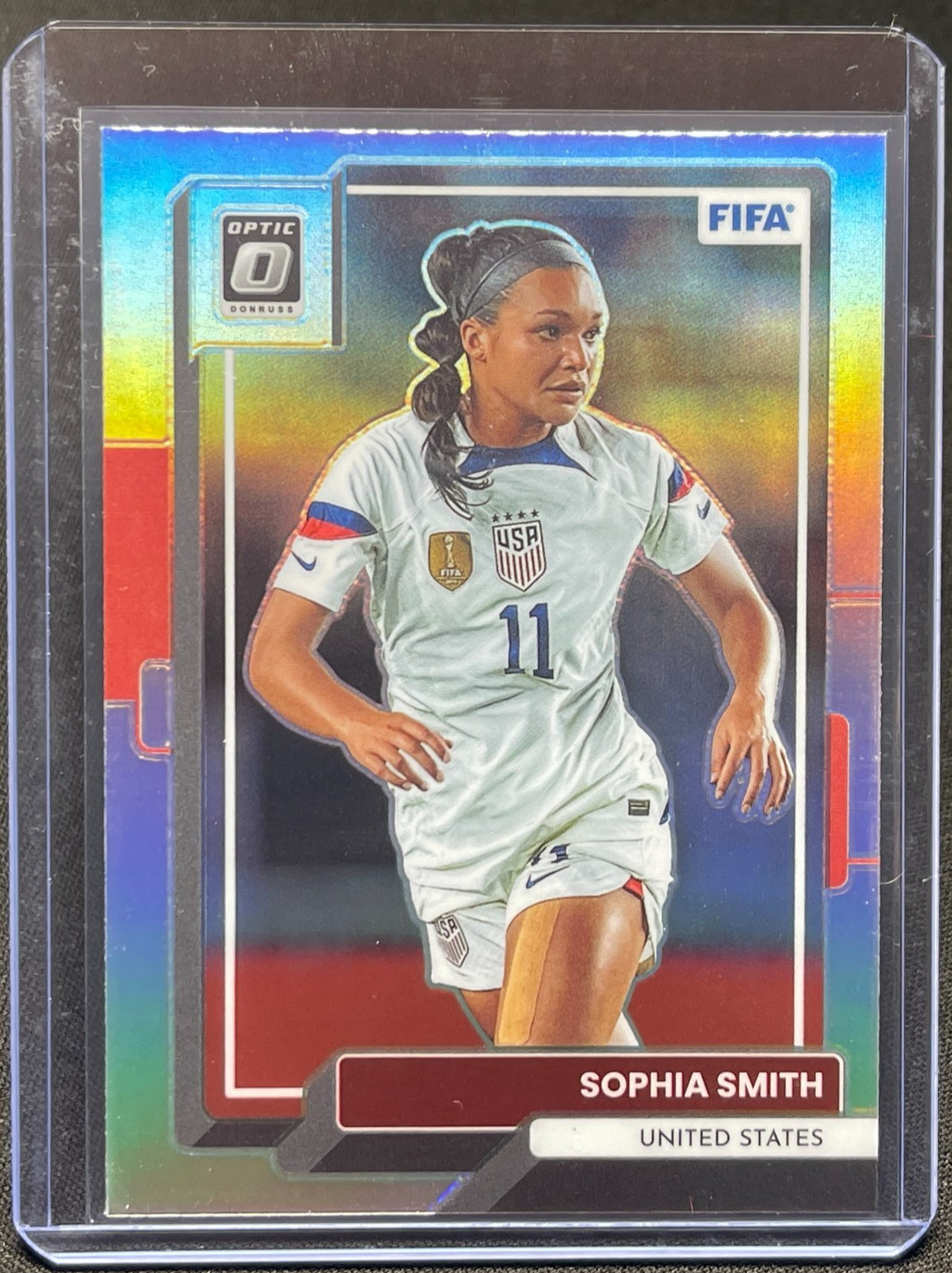 2022-23 Panini Donruss Sophia Smith Optic Holo #129