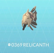 Pok mon Regional Relicanth Go