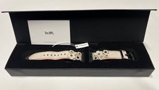 Coach Apple Watch Strap with Tea Rose, Chalk/Off White, Free Shipping