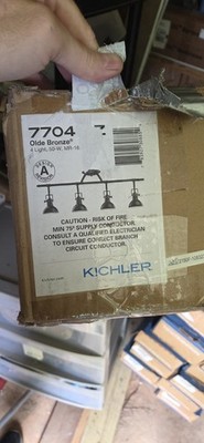 Kichler 7704 Olde Bronze 4-Light Wall Light MR-16 50W Hardwired Indoor