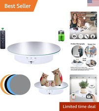 Remote Control Electric Rotating Display Turntable for Jewelry  Collectibles