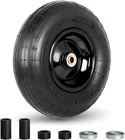 4.00-6 Tire & Wheel, 13" Wheelbarrow Pneumatic Tire, 5/8" & 3/4" Bearings, 1.75-