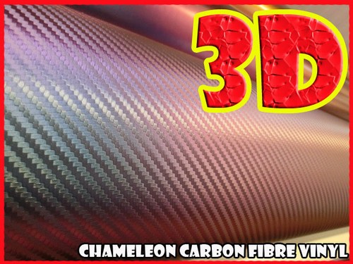 【Chameleon Carbon Fibre Vinyl】【Chrome MATT GLOSS】Wrap Color Changing Car Sticker - Picture 5 of 20
