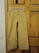 Old Navy youth boys casual cargo pants size 10 tan