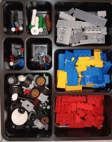 Lego Creationary Game 3844 Inc Original Instructions, Die 96/96 Cards Parts Only