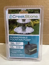 FACTORY SEALED CREEK STONE 63313 SUBMERSIBLE POND PUMP
