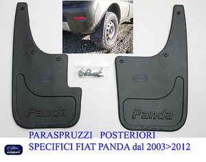 Paraspruzzi Anteriori E Posteriori Per Fiat Panda 141-141A 4X4 (1986-2003) - Kit Completo Con Viti - Foto 8