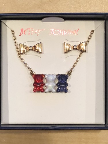 Red White \u0026 Blue Gummy Bear Necklace 