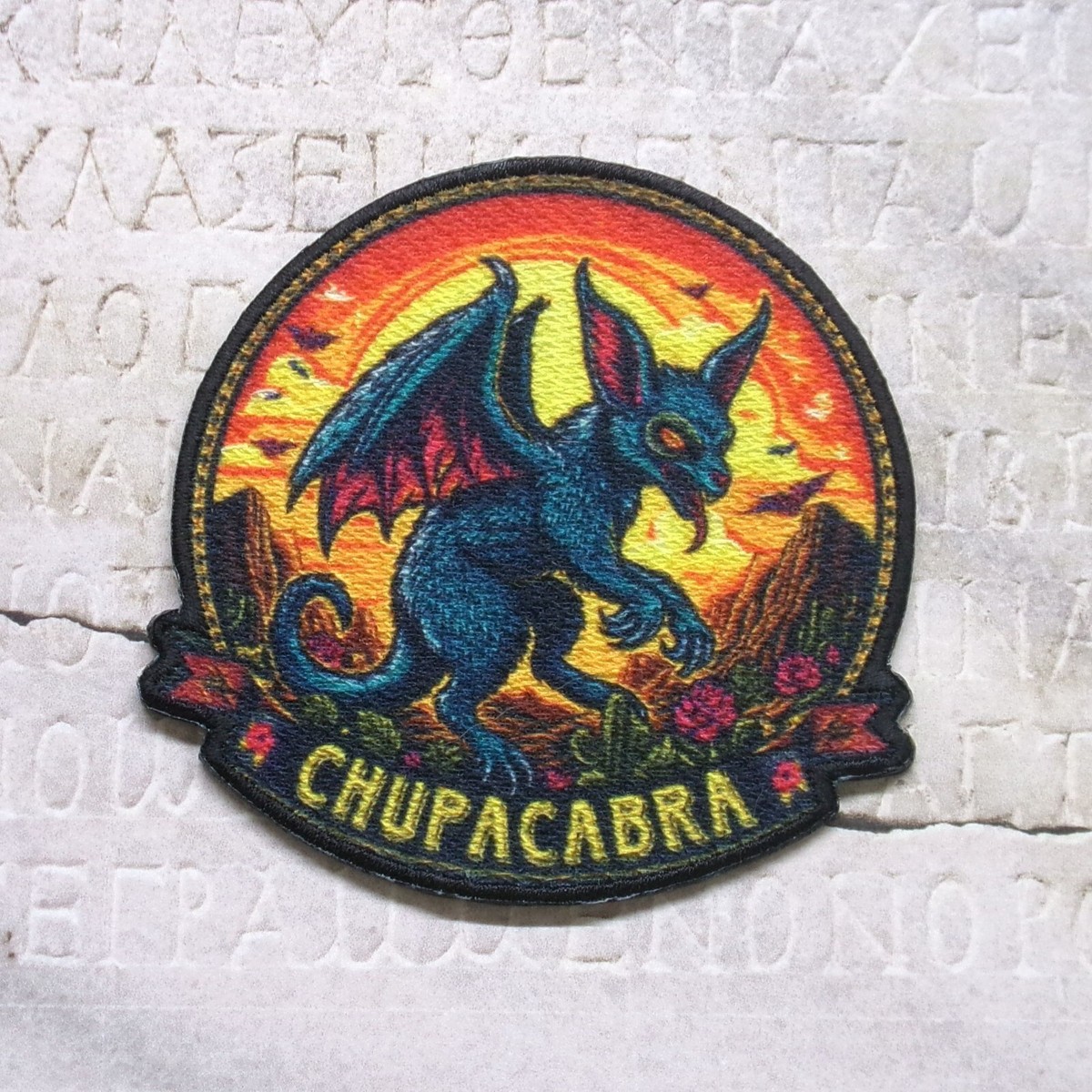 Chupacabra Patch Iron-on Applique Cryptid Badge, Puerto Rico, Folklore,  Creature | eBay