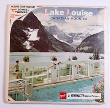 View-Master Lake Louise Canadian Rockies 3 reel packet/booklet A007