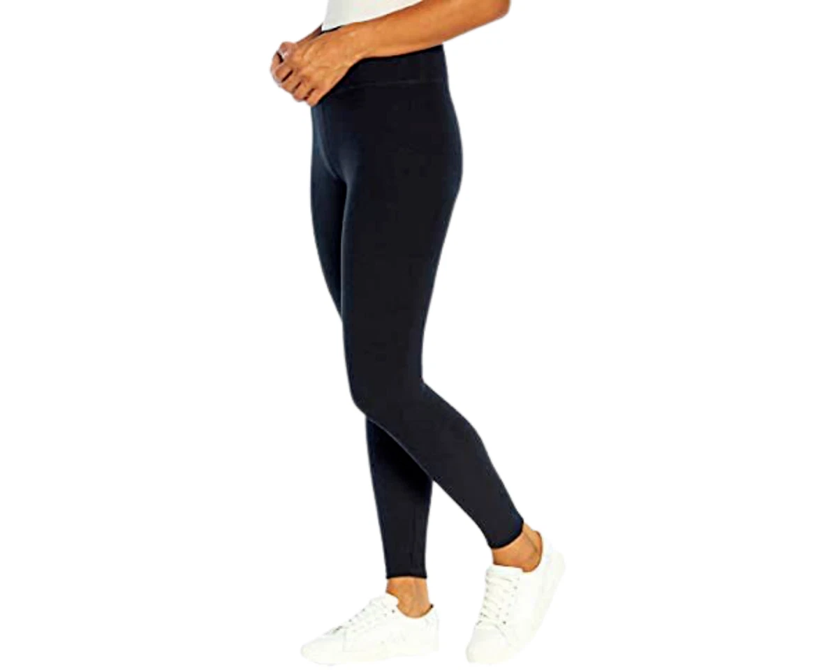 Orvis Women s High Rise Butter Soft Cozy Fleece Lined Leggings BLACK SIZE XS