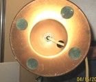 Murano  Brown Black  & Copper Aventurine Glass Lamp, Excellent Condition, great! — photo 10