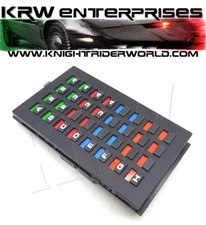 1982 PONTIAC FIREBIRD KNIGHT RIDER KITT KARR LOWER CONSOLE CODING SPACEMAT KRW