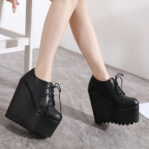 rubber sole platform shoes