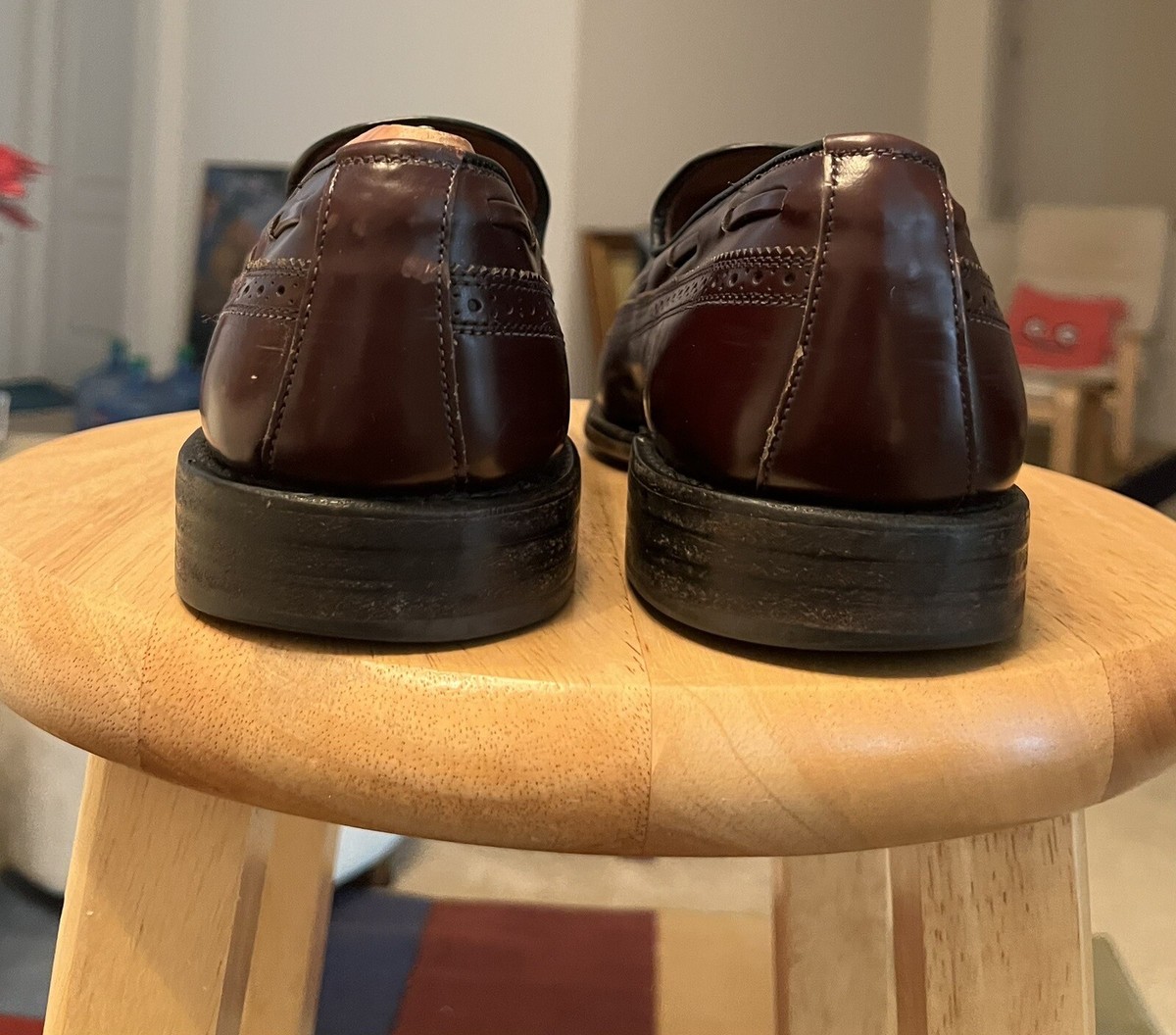 Allen Edmonds Berwick Burgundy Men's US8.5D USA Brogue Wingtip