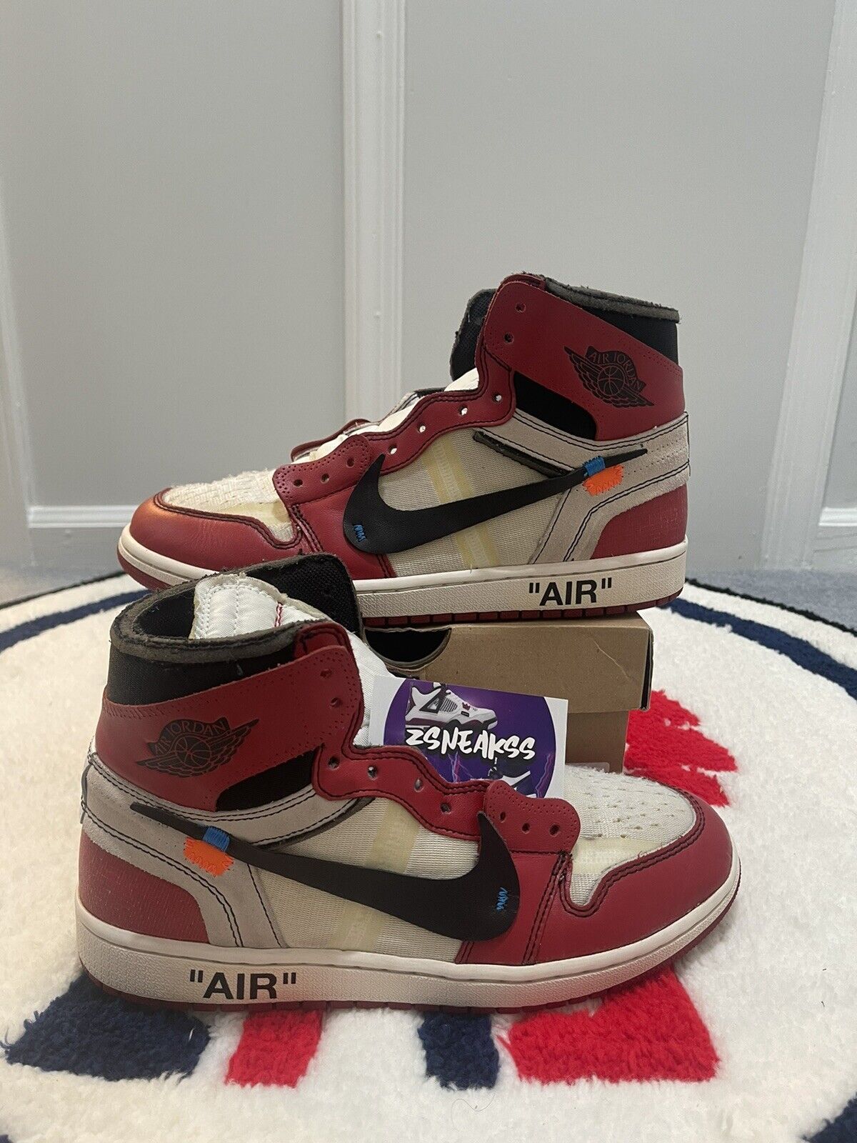 Jordan 1 Retro High Off-White Chicago UK 7 Sneaker