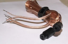 Pair Bang Olufsen Type Speaker Cables 2 Pin DIN Female 5ft Pair NEW SHIP FREE