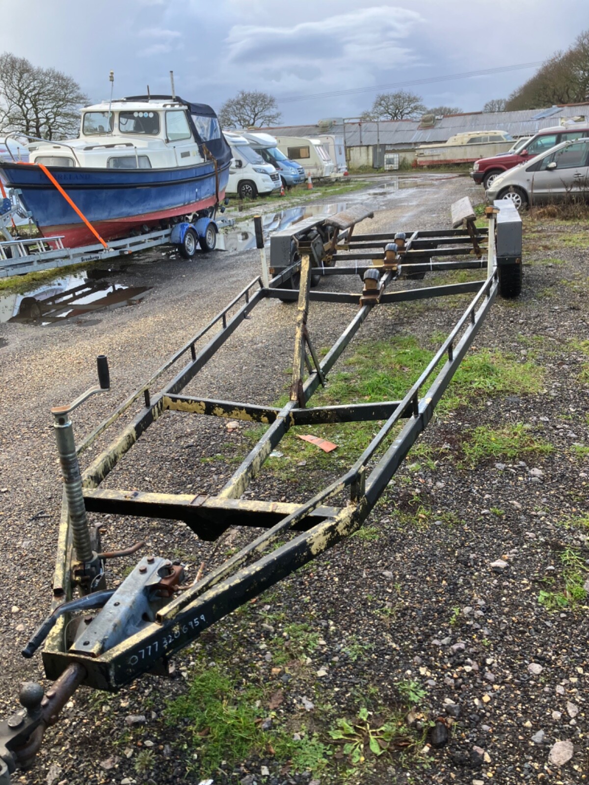 TRIPLE AXLE HEAVY DUTY BOAT TRAILER FOR BOATS UP TO 27FT+ eBay