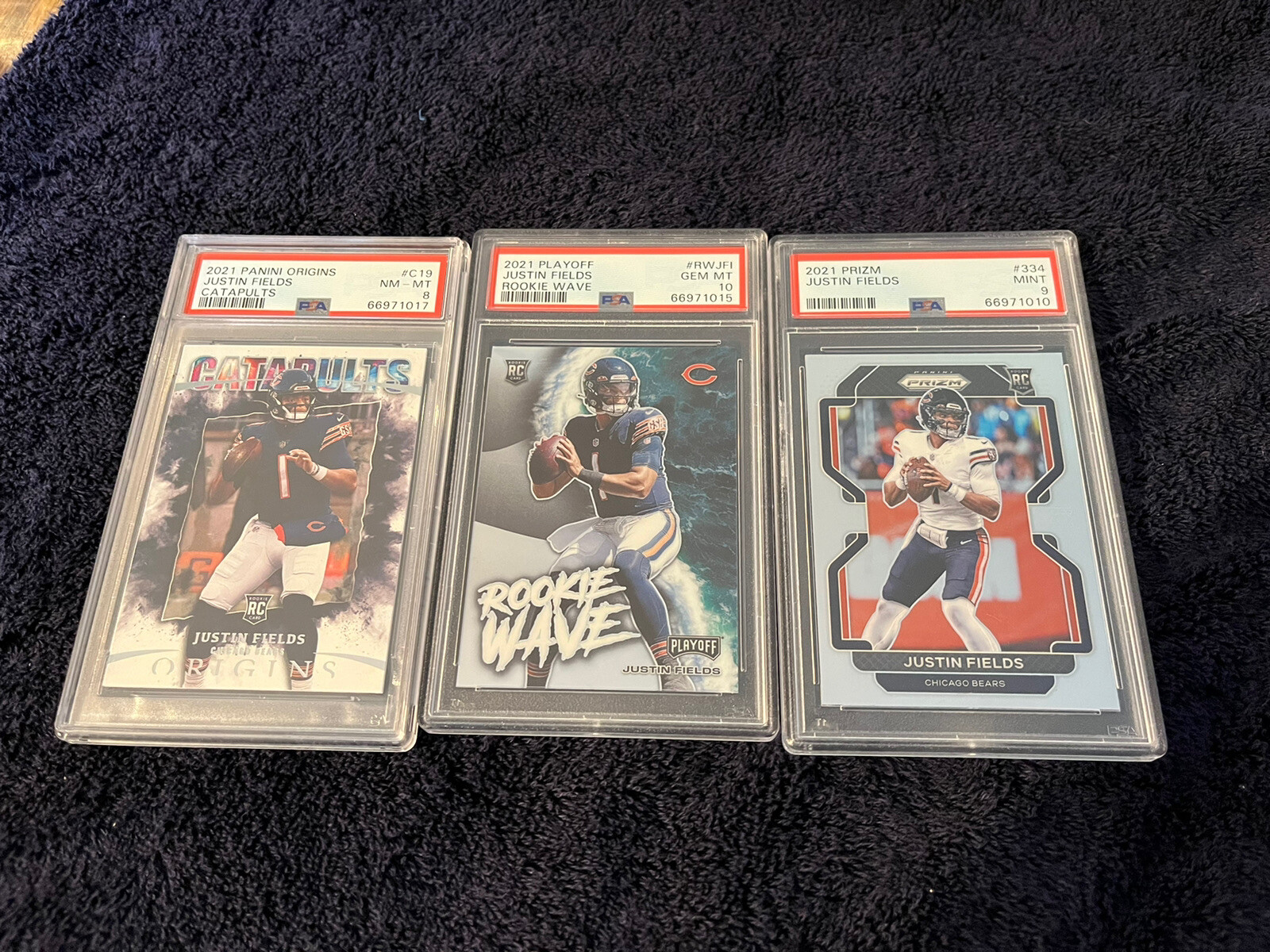 Justin Fields Panini Origins Catapults #C19 Base