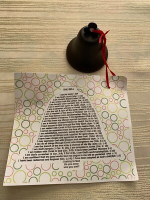 The Bell Scriptures The Bell Christmas Tree Ornament With I Am Bible Verses | eBay