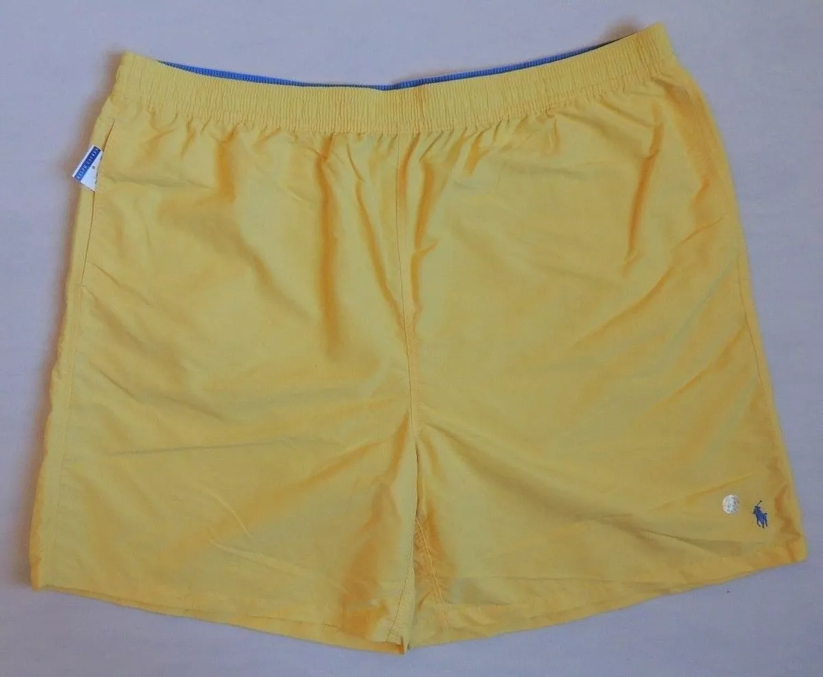 Polo Ralph Lauren Surf Board Trunks Pony Swim Suit Beach Shorts LT