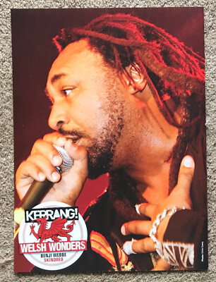 BENJI WEBBE - 2010 full page UK magazine poster SKINDRED