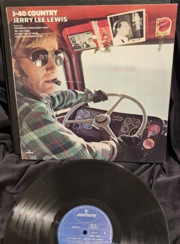 Jerry Lee Lewis–I-40 Country-LP. 1974. Aus. MERCURY 6338502. VG+/VG+ - Picture 1 of 5