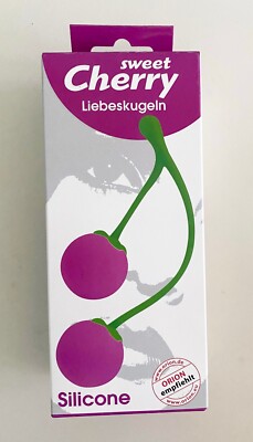 Kugeln  Sweet Cherry , 2 Kugeln, 69 g, Ø 3,5 cm, Silikon, OVP, Diskreter Versand