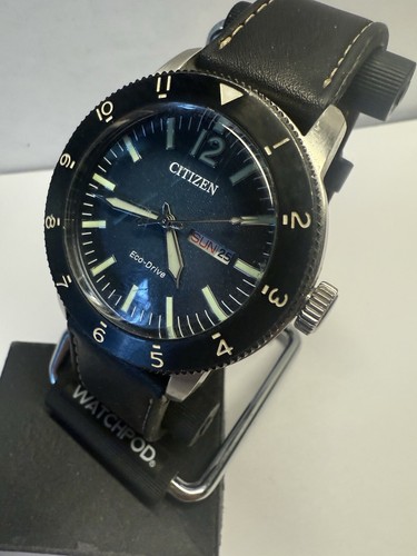 CITIZEN Eco-DRIVE J800-S119227 Men's WATCH DAY/Date STAINLESS Diver watch works - Picture 4 of 23