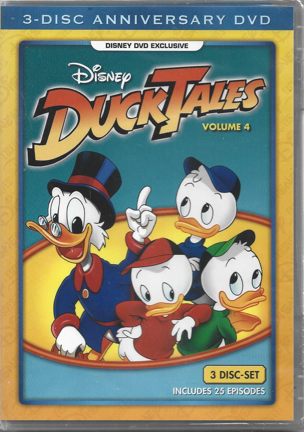 DuckTales&colon; Volume 4 &lpar;DVD&comma; 2008&comma; 3-Disc Anniversary&comma; Disney Movie Club&rpar; NEW&excl;