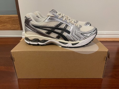 Asics Gel-Kayano 14 Cream Black Running Sneaker Shoes 1201A019-108 US9