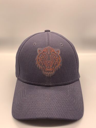 Detroit Tigers Hat Cap Fitted Medium Large Blue Orange New Era 39Thirty MLB Mens - Picture 1 of 13