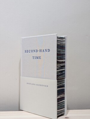 SIGNED Second-Hand Time Svetlana Alexievich Special Edition Sprayed Edges HC New