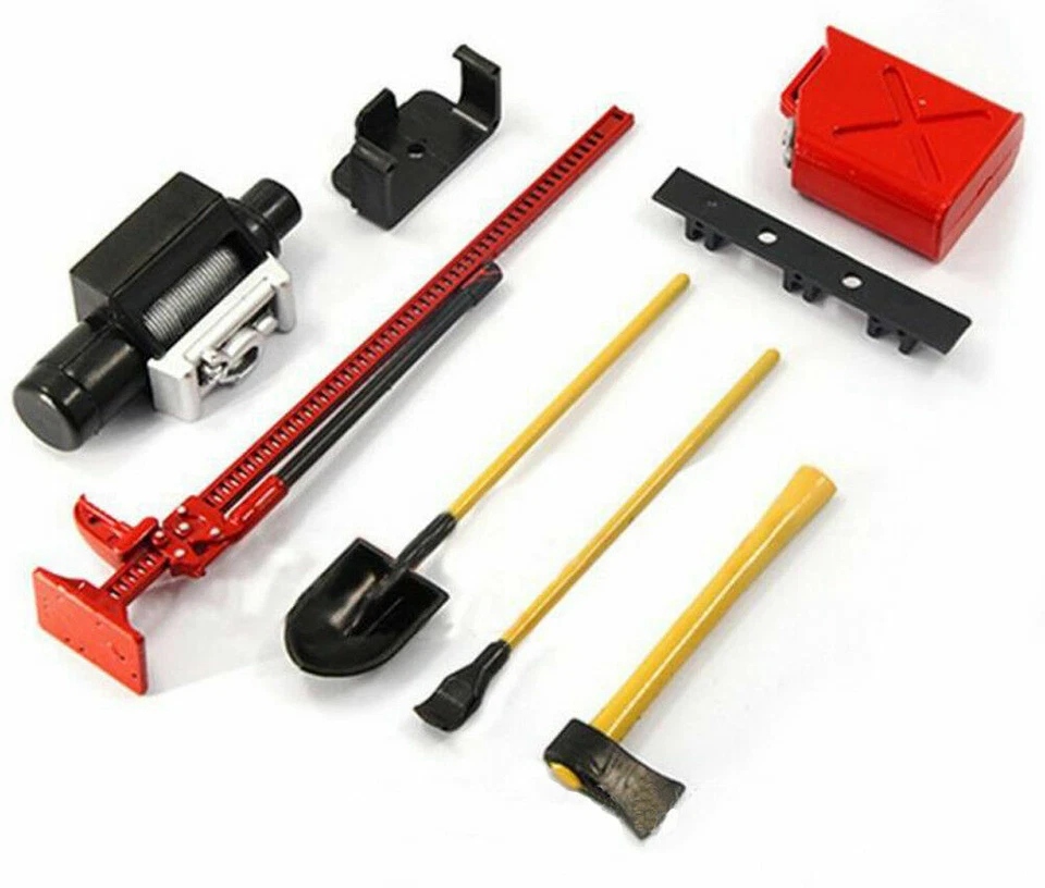 1/10 RC Car Red Accessory Tools kit Fits For Rc TRX4 D90 D110 SCX10 Crawler car - Image 4 of 4