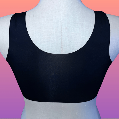 NWT Black Lace Wireless Racerback Bra Size 3XL - Picture 4 of 8