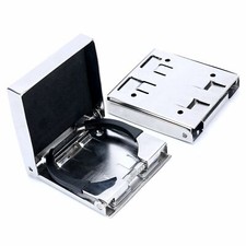2pack Portable Stainless Adjustable Folding Drink Cup Holder Boat Caravan Marine 2pack Portable Stainless Adjustable Folding Drink Cup Holder Boat Caravan Marine