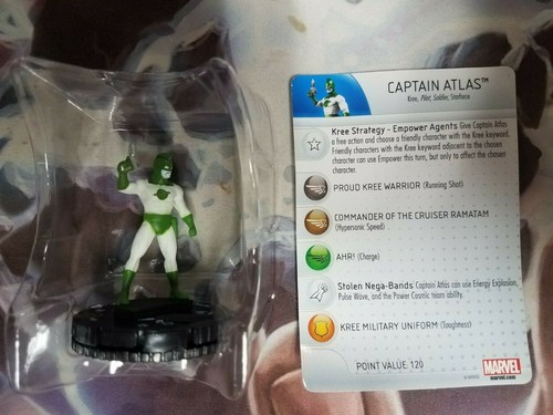 Captain Atlas LE with card Guardians of the Galaxy #101 (Marvel Heroclix) - 第 1/2 張圖片