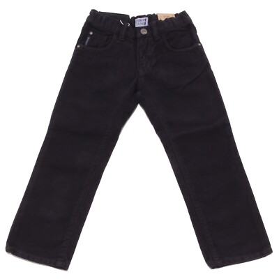 8341U pantalone bimbo ARMANI JUNIOR fustagno blu pant kid boy