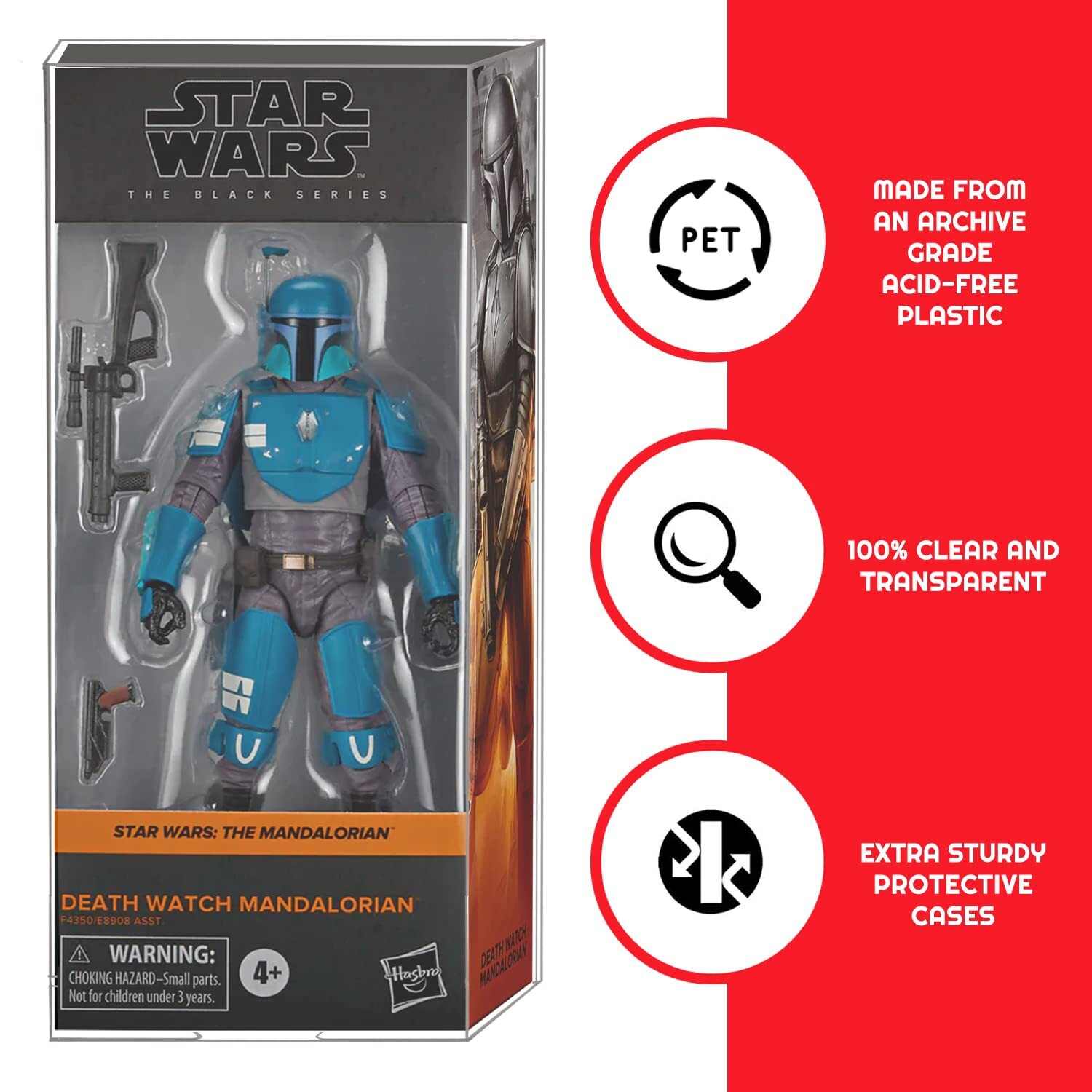 10 Star Wars Black Series Protector with Angle Action Figure Protective