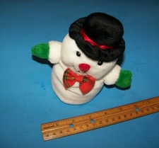 Santa Face Christmas Bag Ceramic Vintage 1995