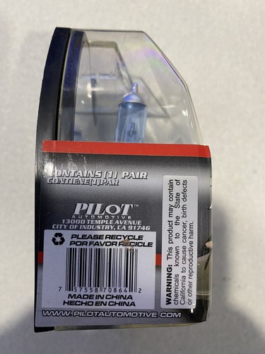 Pilot Automotive Xenon Blue Simulated H.I.D Bulbs 55 Watt 9006 HB4 12V - Picture 3 of 4