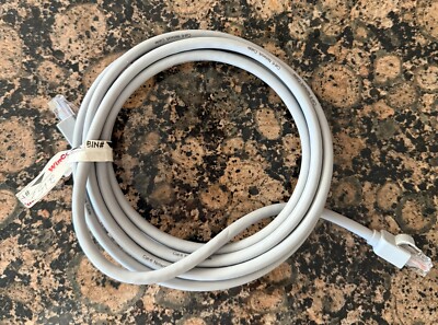 Insignia 8 Ft Cat-6 Ethernet Network Cable DSL Cable modems Switches - Gray