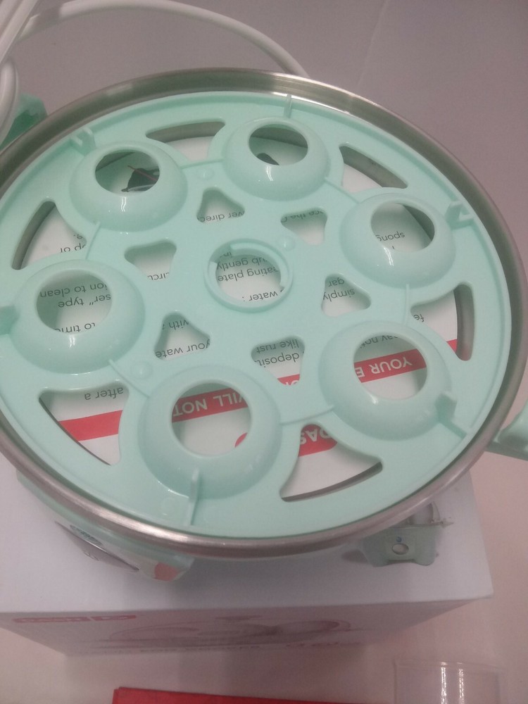 Dash Rapid Electric Egg Cooker with 6 Egg Capacity for Quick Easy Meals